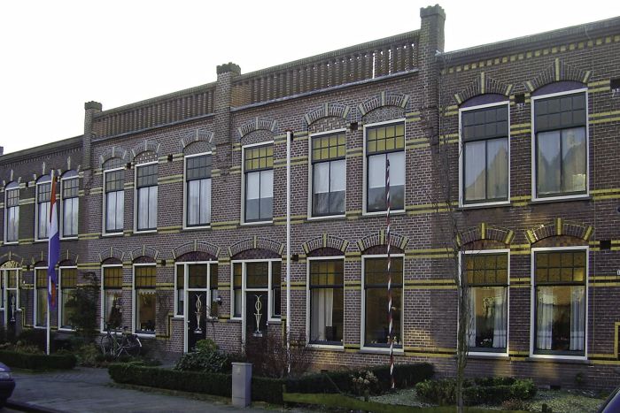 Blok woonhuizen